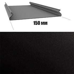 Потолок реечный Cesal S-150 Черный Жемчуг (глянец) С05 (4м), 1 шт.